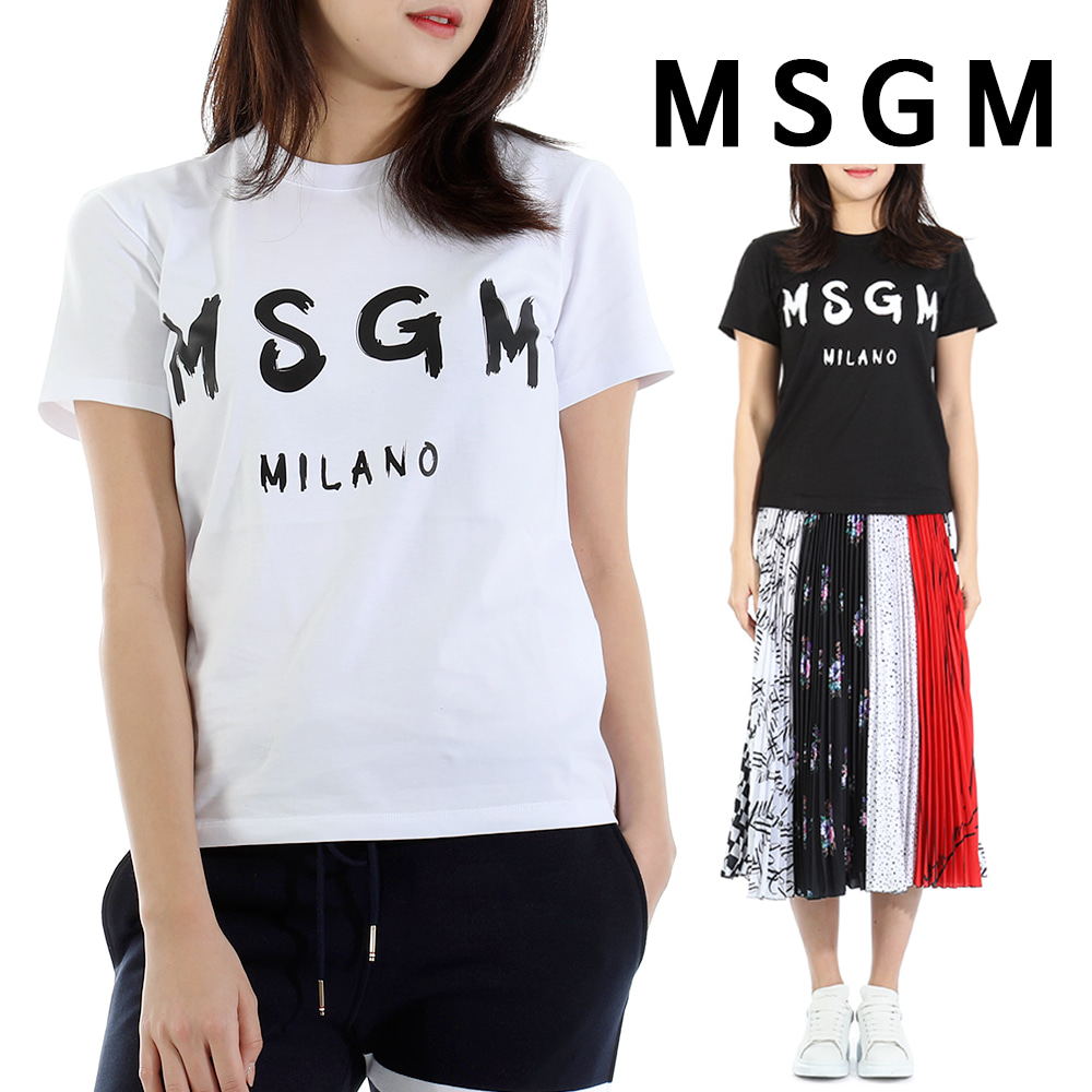 [구템즈] MSGM 20SS 2842MDM160 로고 티셔츠 2종톰브라운,몽클레어