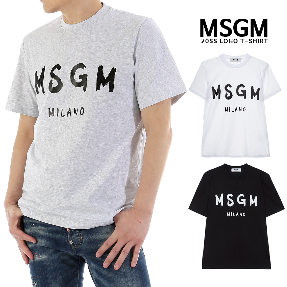[구템즈] MSGM 20SS 2840MM97 로고 티셔츠 3종톰브라운,몽클레어