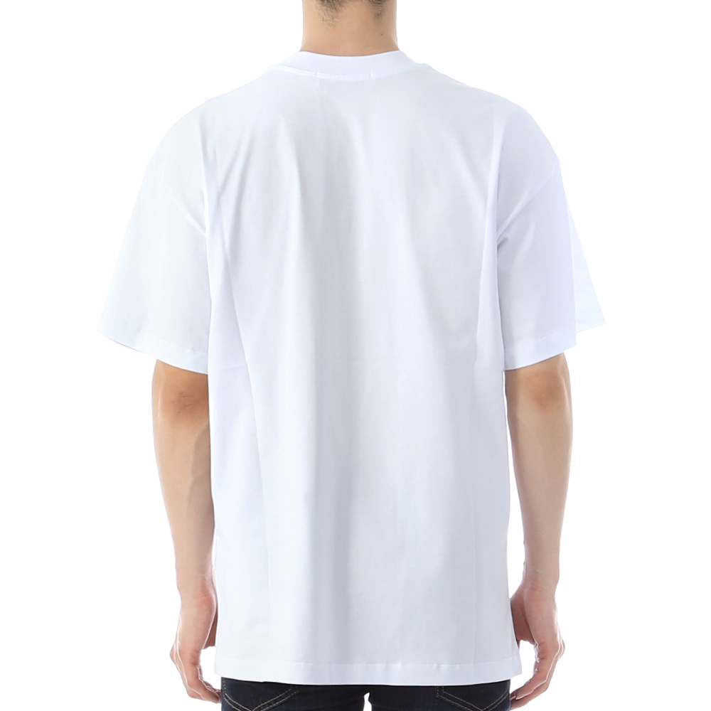 MSGM 로고 오버핏 반팔 티셔츠 3440MM163 01톰브라운,몽클레어