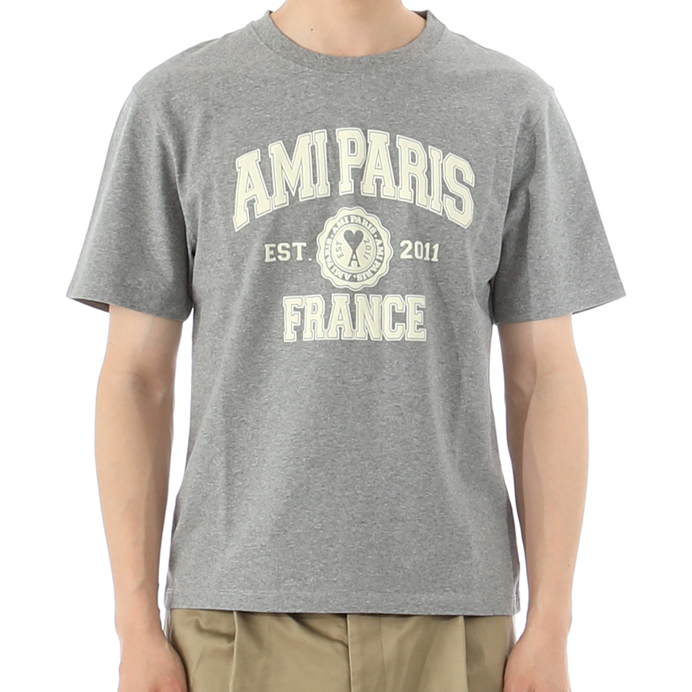 22FW 아미 AMI PARIS FRANCE 프린트 반팔 티셔츠 HTS010 055